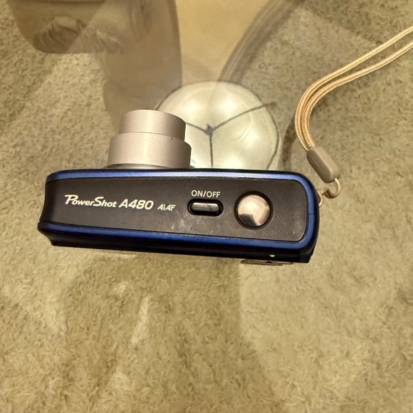 Canon PowerShot A480 10.0MP Digital Camera Blue Tested & Working - Picture 6 of 10